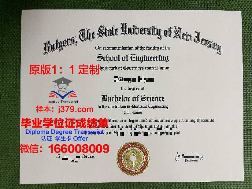 罗格斯大学纽瓦克分校本科毕业证 Rutgers University-Newark diploma