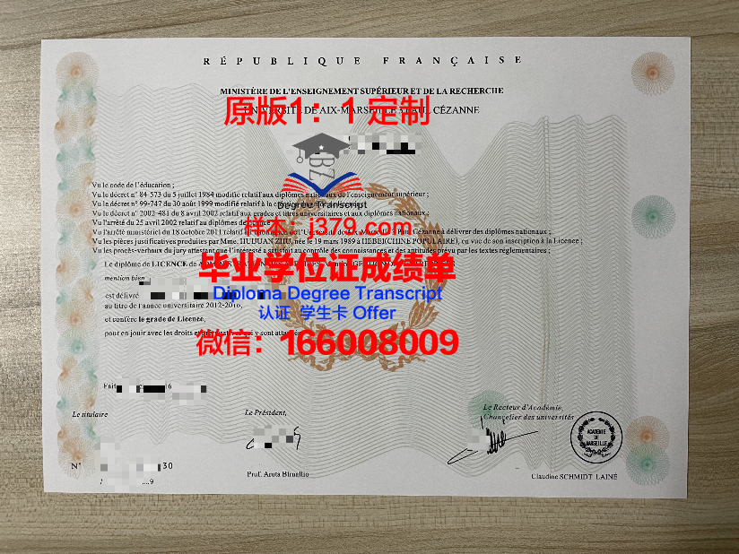 法国马赛商学院毕业证学位文凭学历Diploma