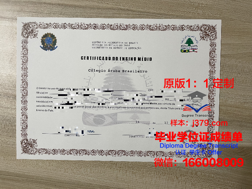 瓦加斯基金会巴西公共与企业管理学院的毕业证都能做