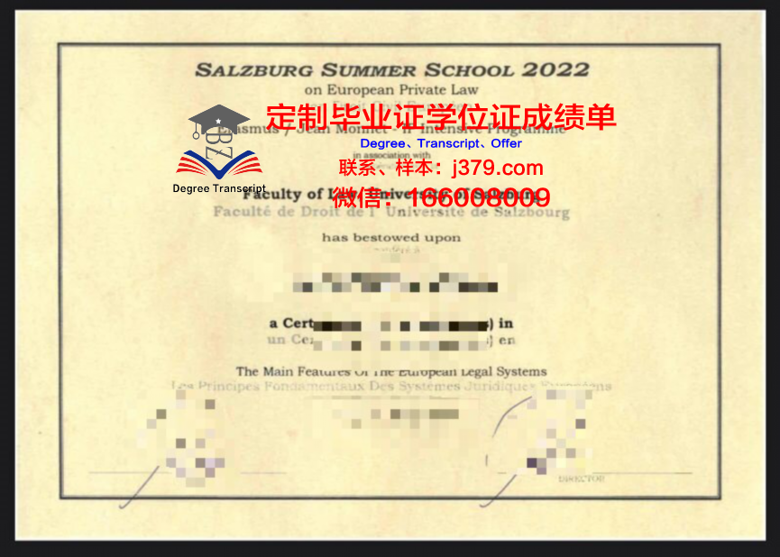 萨尔茨堡高等专业学院 diploma 毕业证