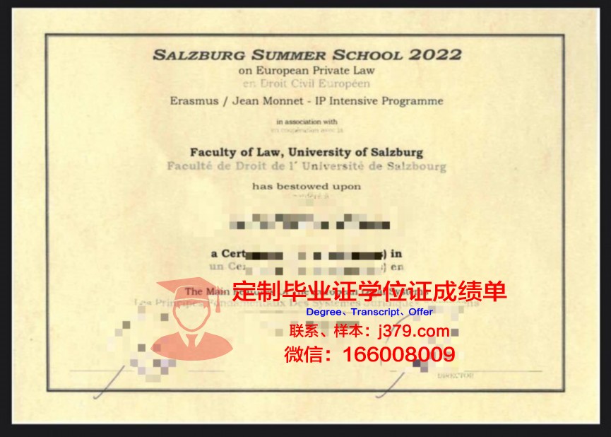 萨尔茨堡大学毕业证成绩单：一份承载荣誉与梦想的证书