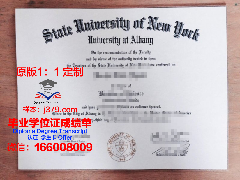 奥尔巴尼法学院毕业证书(奥尔巴尼分校)