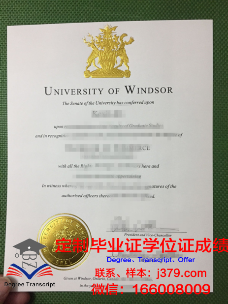 萨斯卡彻温大学硕士毕业证书样本(温莎大学毕业证)